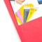 BAZIC Blue Paper 2-Pocket Folder, 25 Pack, Standard Letter Folder